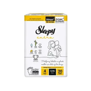 Sleepy Extra Bantlı Bez 4 Beden