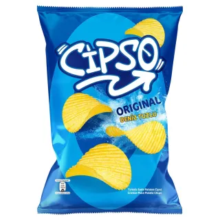 Cipso Tırtıklı Deniz Tuzlu Sade Patates Cipsi
