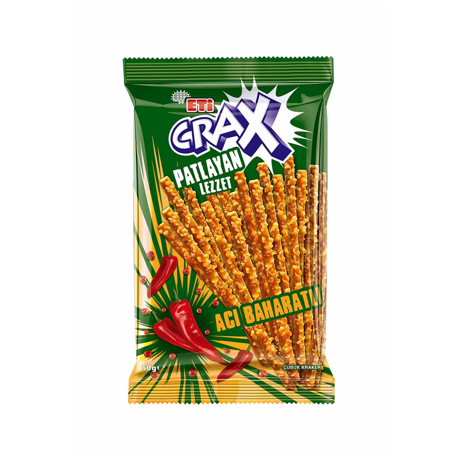 Eti Crax Acılı Çubuk Kraker