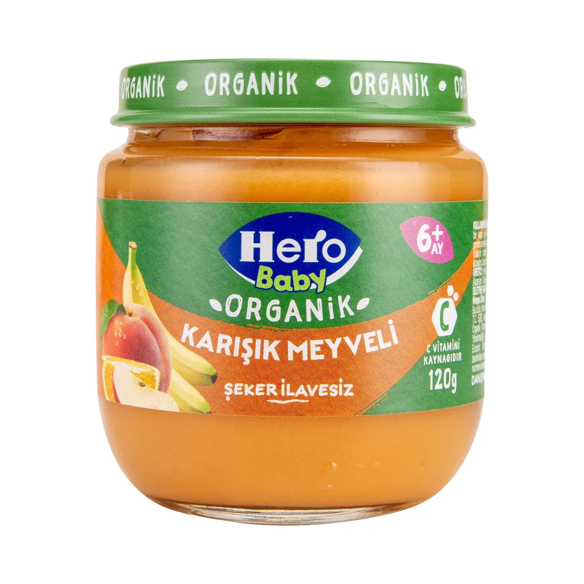 Hero Baby Organik Karışık Meyveli Kavanoz Maması